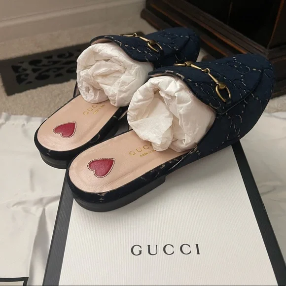 Gucci velvet loafers - Picture 5 of 5
